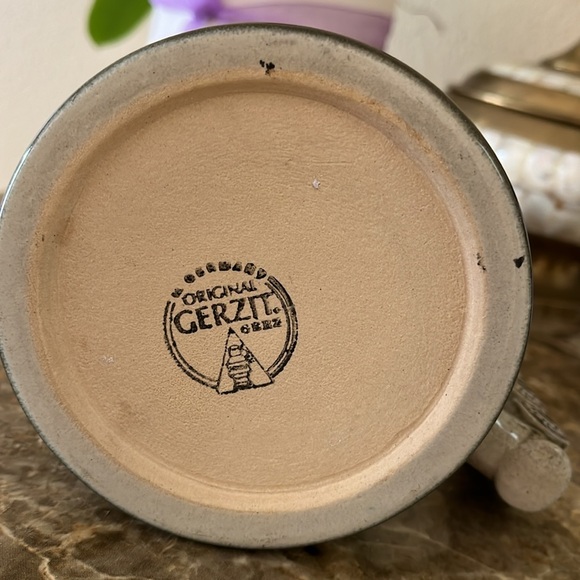 Vintage Original Gerzit Metal lidded beer stein Germany barware collectible - Picture 3 of 7